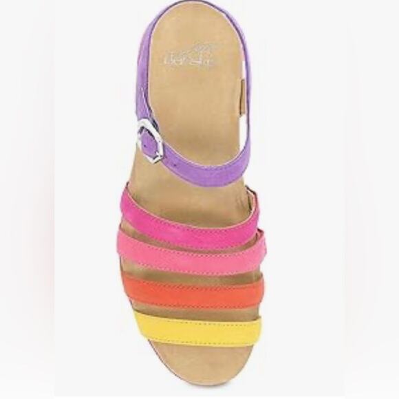 Dansko Roxie Strappy Sandals in Multi Color Size 9.5/EU40 - Picture 2 of 7